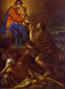 Jacques-Louis David Saint Roch Interceding with the Virgin for the Plague Stricken Sweden oil painting artist
